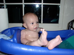 chillin in the tub