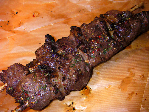 spit-barbecued beef
