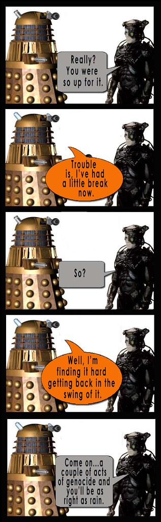 Dalek and Borg exterminated out 2