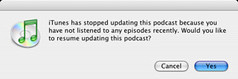 Podcast Update Query